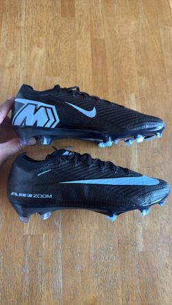 New Nike mercurial Zoom Vapor 16 elite FG black soccer cleats Men’s 7.5, Women’s 9