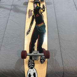 Vintage 46” Bob Marley Longboard