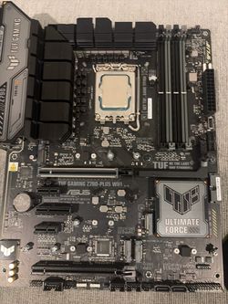 Motherboard and cpu (yes i have proof of purch)