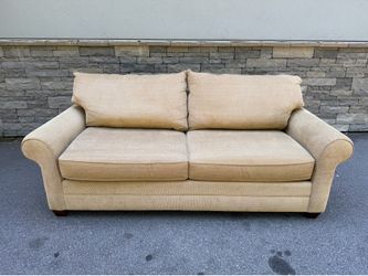 Tan Bassett Couch
