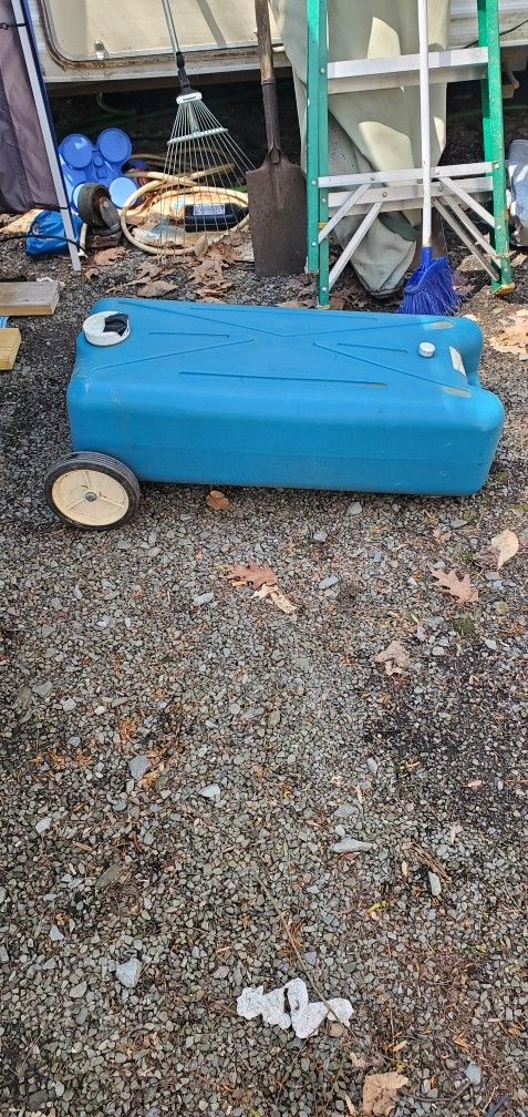Portable Sewer tote for camper.
