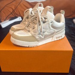 Louis Vuitton Lv Skate Sneaker Beige White Size 9