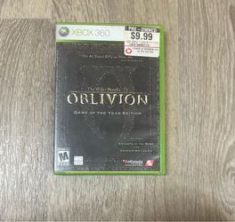 The elder scrolls Iv: Oblivion game of the year edition for Xbox 360