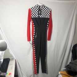 Forplay Top Speed Racer Car Driver Jumpsuit Catsuit Costume  Size L/XL