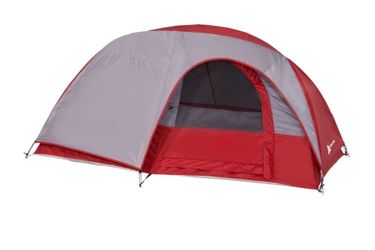 Ozark Trail 1-Person Backpacking Tent with large easy access door and 4.4lbs carry weight.