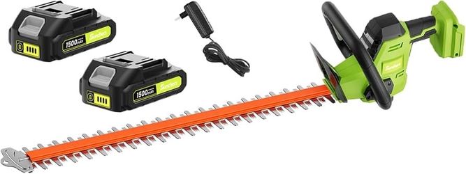 20V Max Hedge Trimmer Cordless, 22 Inch Tree
