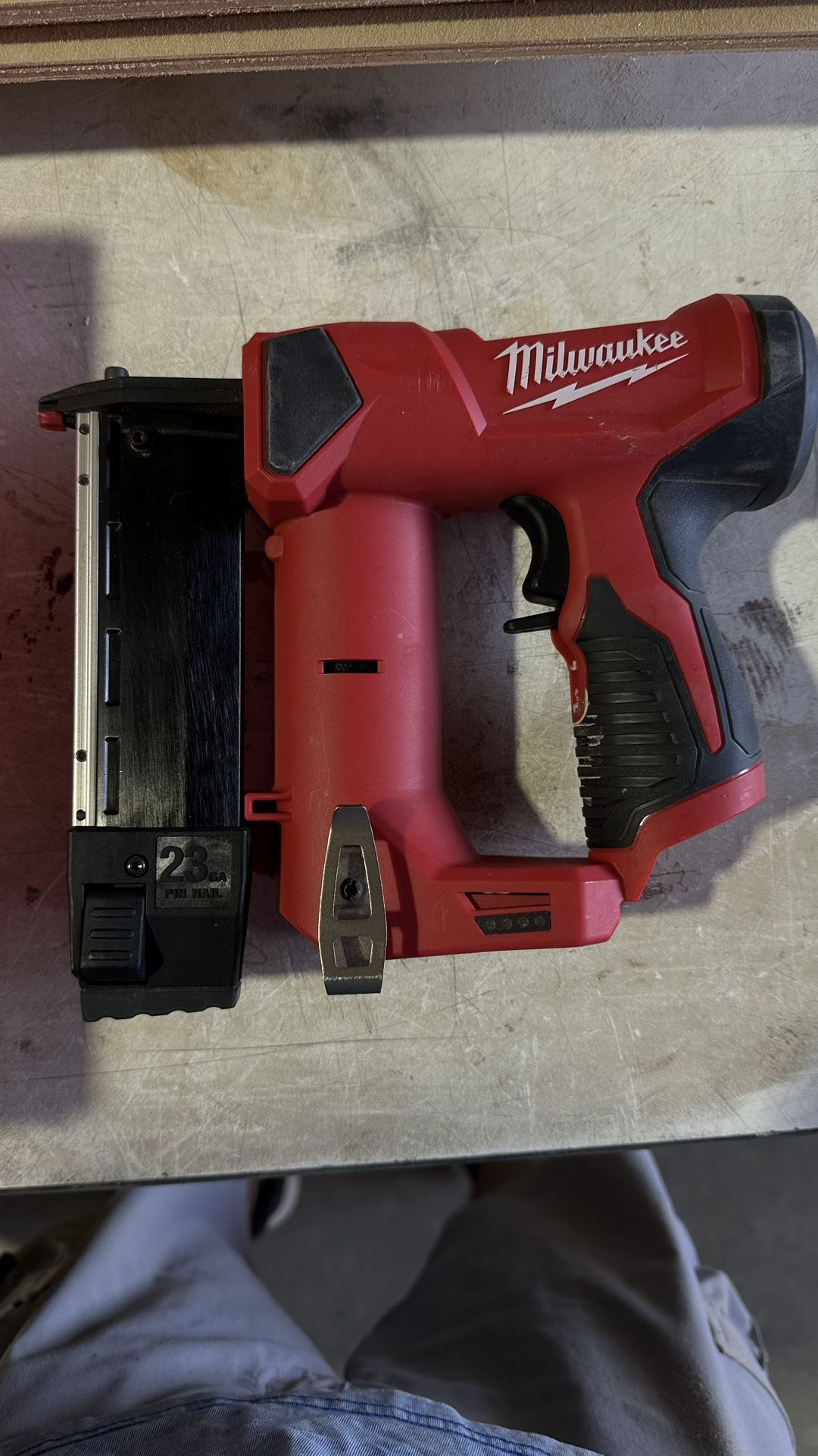 23 gauge Milwaukee Nail Gun
