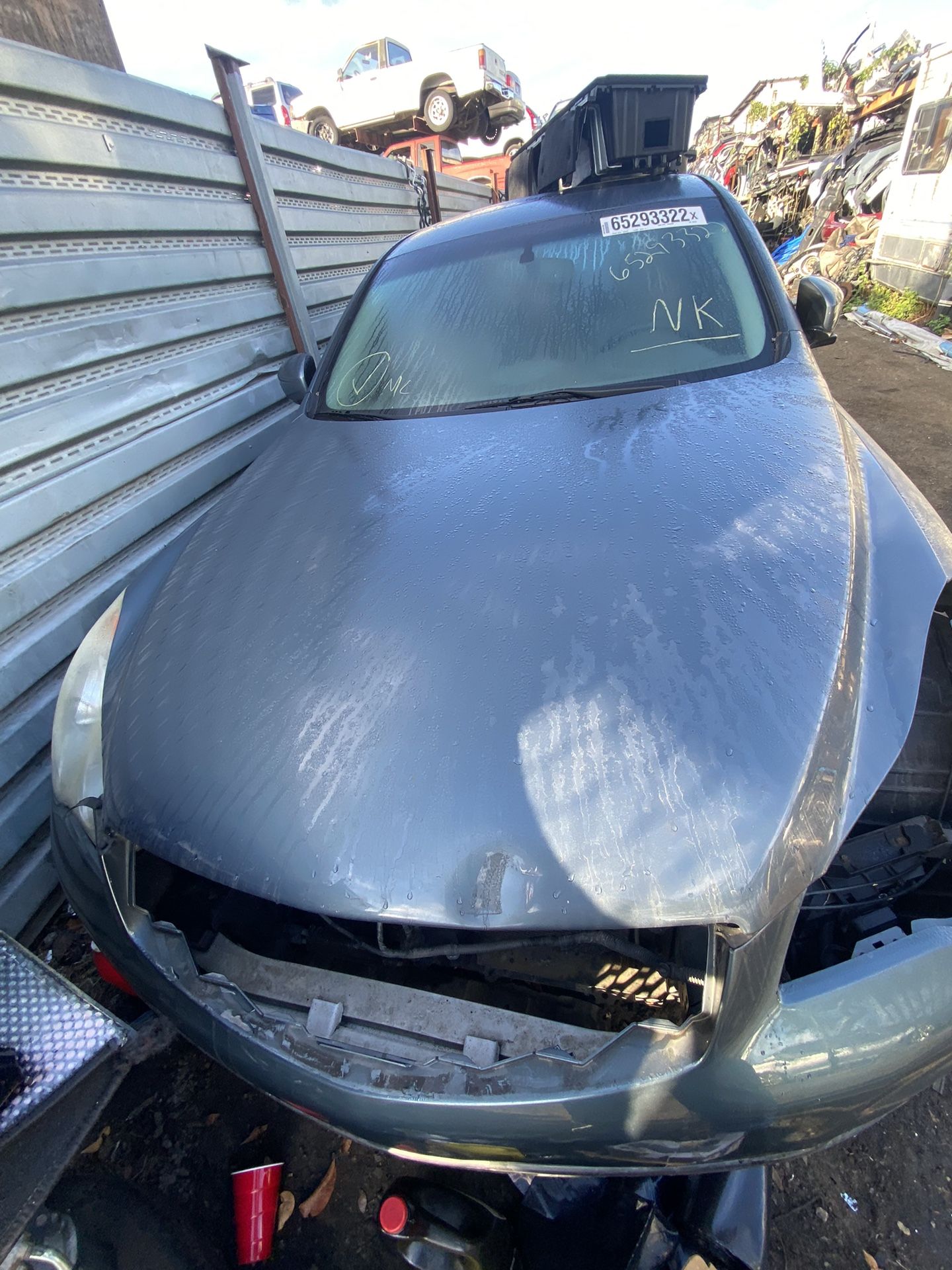 2008-2017 INFINITI EX35 EX37 QX50 HOOD ASSEMBLY
