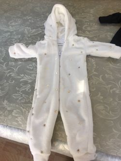 0-3 month soft fleece outfit
