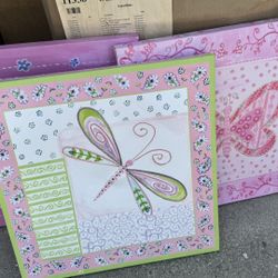 Girly bedroom frames 