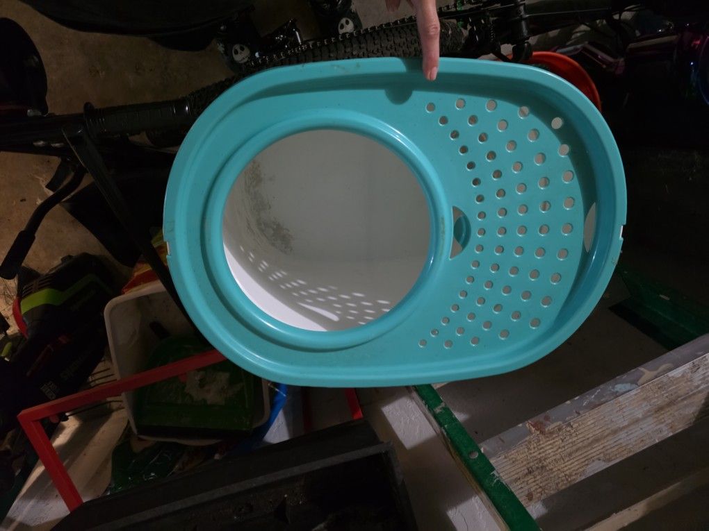 Free Used Kitty Litter Pan Top Entry