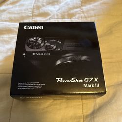 Canon PowerShot Digital Camera G7X Mark III   