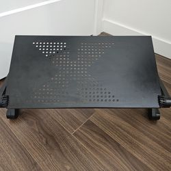 Adjustable Laptop Stand with Small Side-table