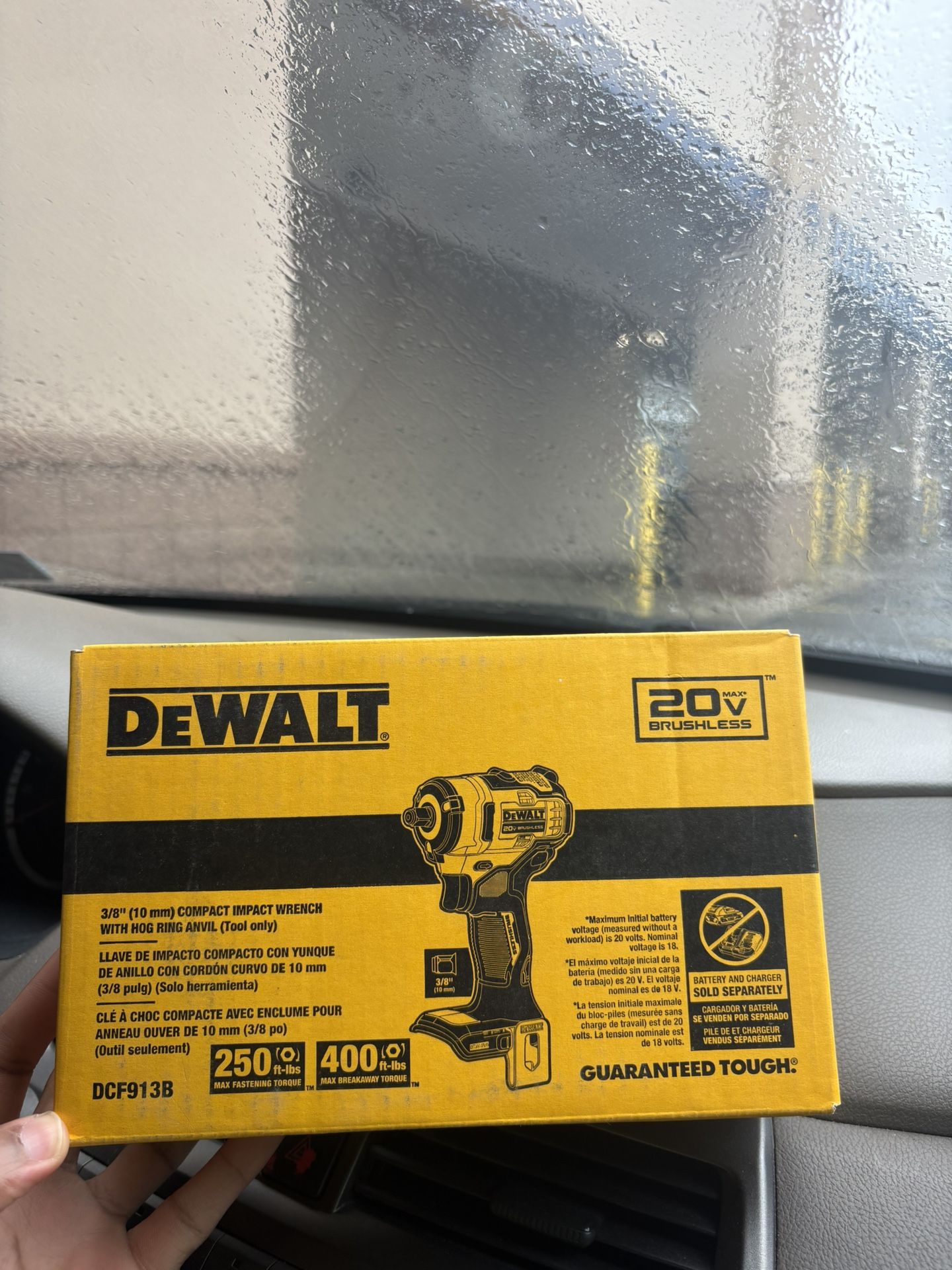 DeWalt DCF913B 20V MAX 3/8 in. Impact Wrench w/Hog Ring Anvil (Tool Only) New