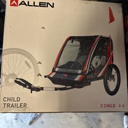 NIB Allen 2 Child Bike Trailer 