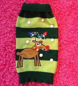 Doggie Christmas Sweater... Medium