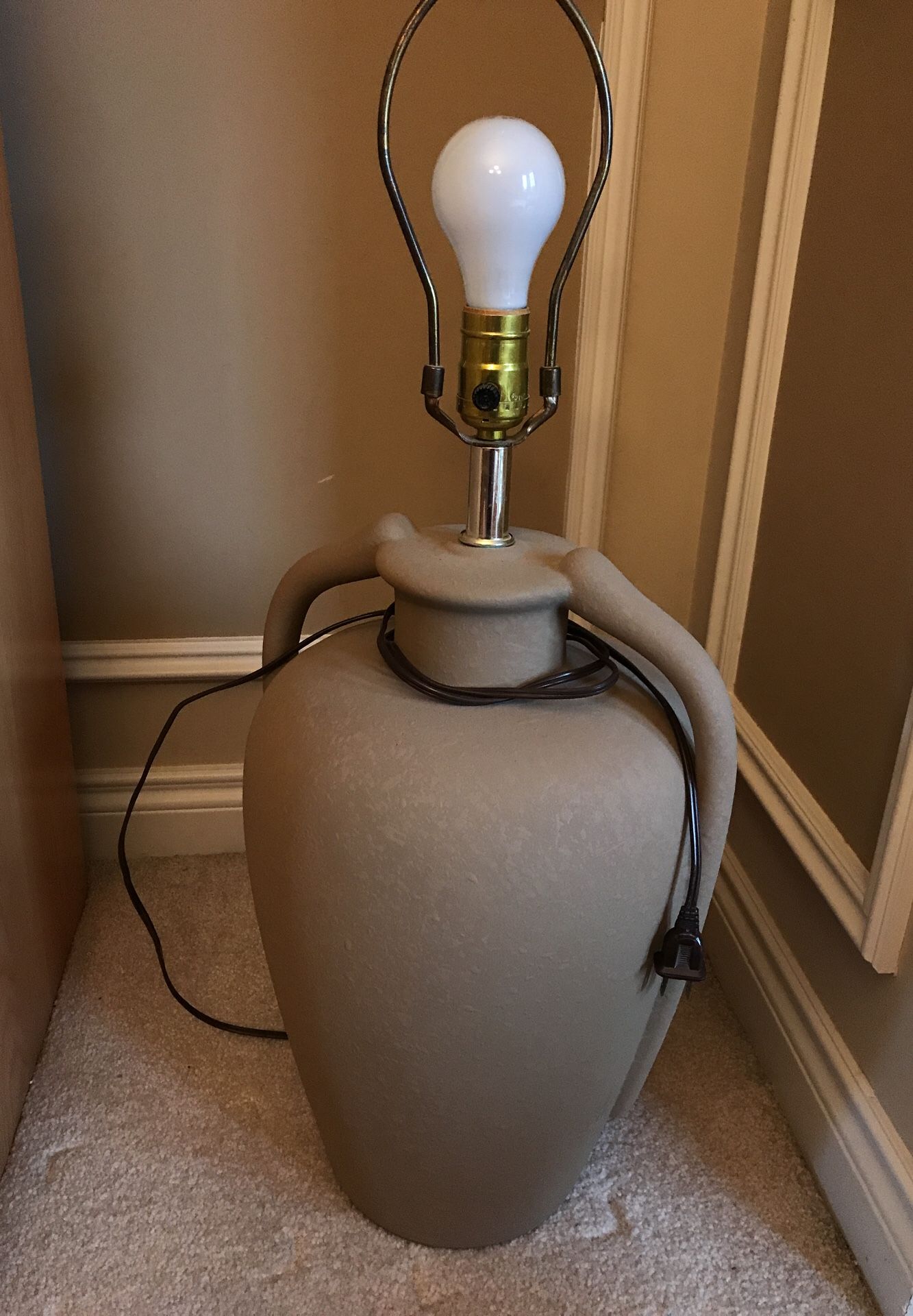 Beige lamp