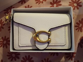 Coach Tabby Crossbody Bag White Pebble Leather