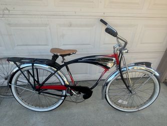 1953 Schwinn Black Phantom cruiser.