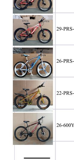 New mountain bike