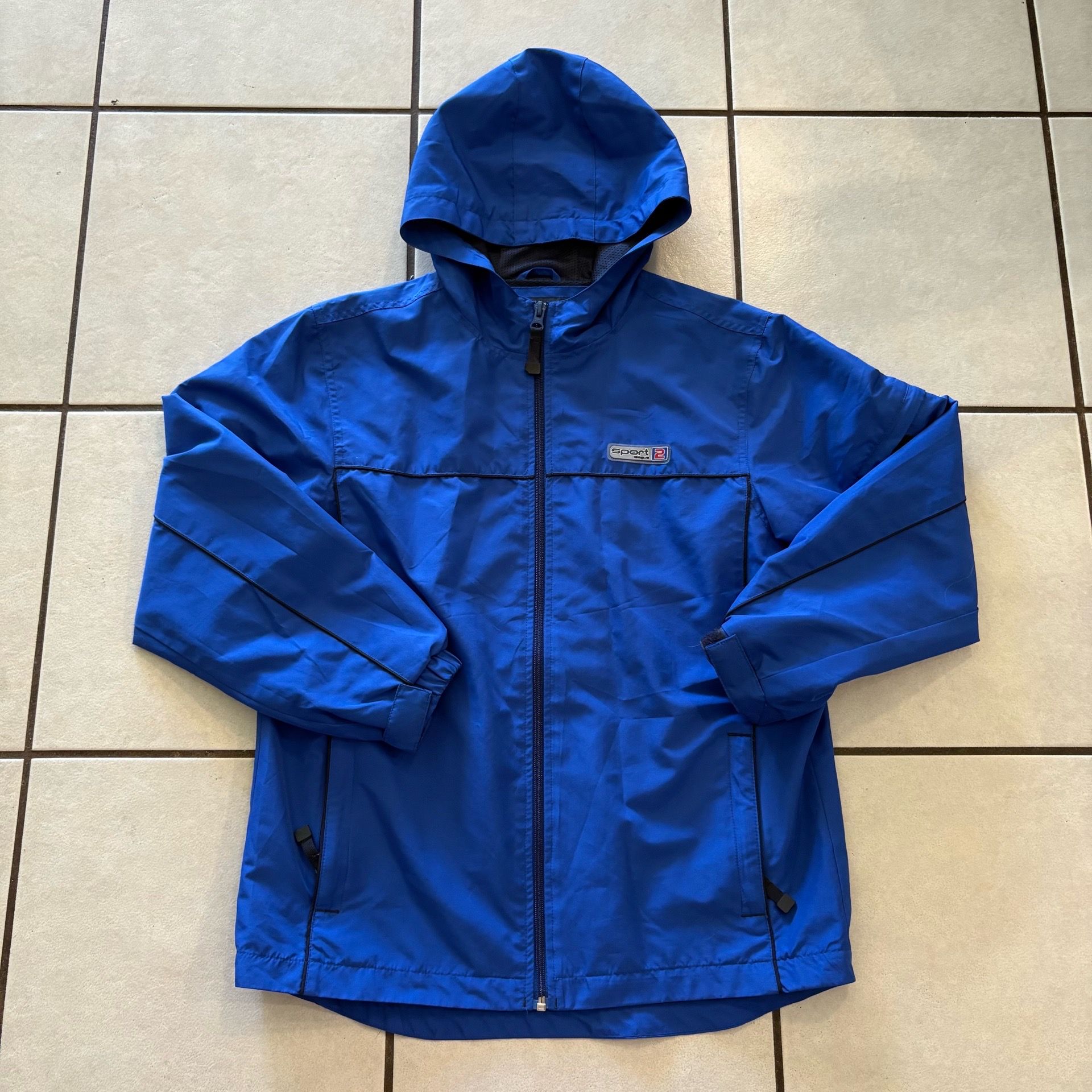 Kids L 10/12 Cherokee Rain Wind Jacket Raincoat Windbreaker hooded waterproof