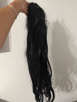 Women’s Black Wig long
