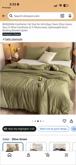 3 piece full size bed comforter