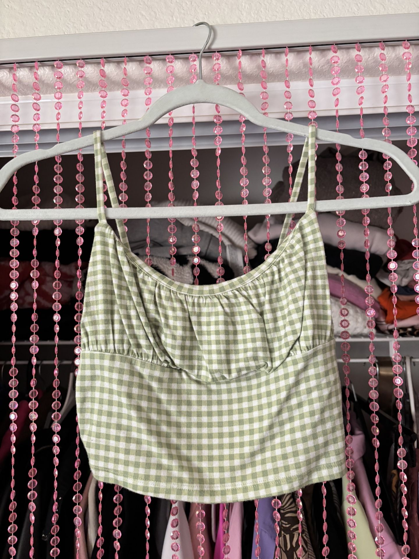 gingham top