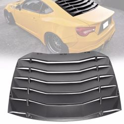 Fits 13-20 Scion FRS/Subaru BRZ/Toyota 86 Rear Window Louver Rain Sun Wind Guard
