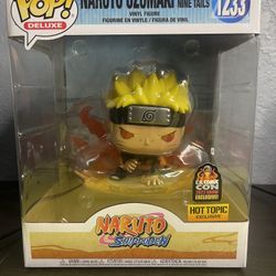 Funko Pop! #1233 Naruto Uzumaki As Nine Tails Hot Topic LA Comic Con Exclusive