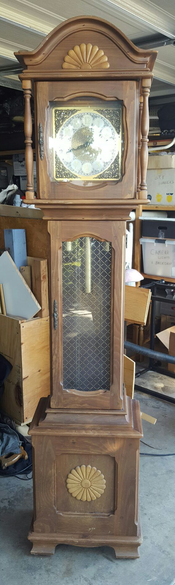 Vintage 1972 Grandfather Clock "Abel Cottey" New England Clock Company