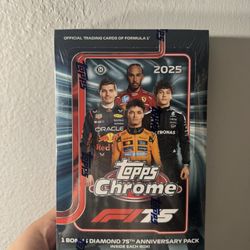 Topps Chrome F1 Hobby Box