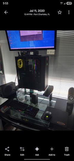 Gaming computer setup for iRacing