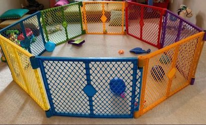 8 panels baby play yard