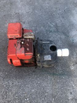 5 hp home lite water pump 16 GPM