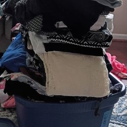 Huge tote full  women's clothing size med&LG please read