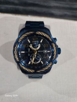 Invicta blue watch