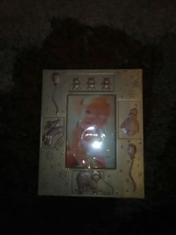 Baby girl picture frame