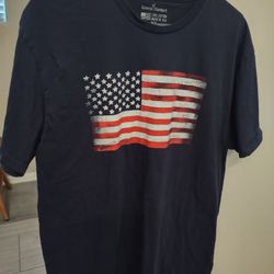 Flag T Shirt - $7