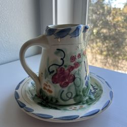 Pitcher And Plate 