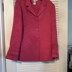 Beautiful Womens Jacket. Cotton.Size M. 