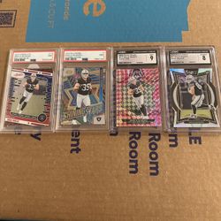 4 2024 Rookie Brock Bowers Cards Graded By PSA And CGC