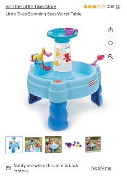 Brand new Little Tikes Spinning Seas Water Table