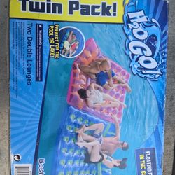Twin Pack Pool Float Lounge