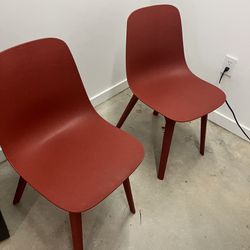 Red IKEA Odger Chair