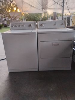 SET KENMORE WASHER AND DRYER GAS VERY GOOD WORKING