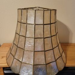 Shell Lamp Shade Vintage 