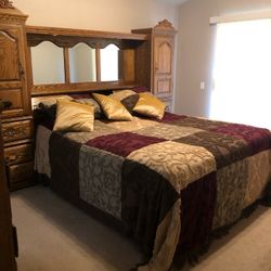 King Size Chenille Bedspread & Pillow Shams