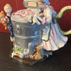 Antique Ceramic Water Canister 