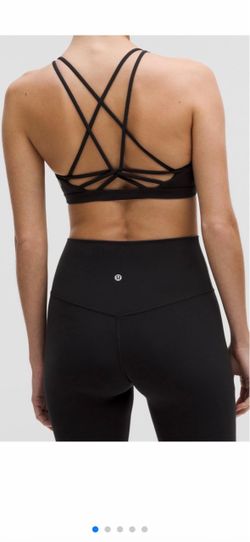 Lululemon Nulu Strappy Scoop-Neck Bra – Light Support, A/B Cup, Size 4